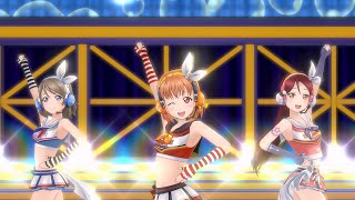 MIRACLE WAVE Aqours shorter Skirt067 Happiness Cheerleader Costume169SIFAS MV [upl. by Denae]