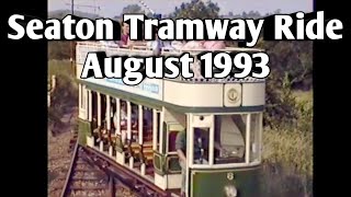 Seaton Tramway Ride  August 1993 [upl. by Soinotna]