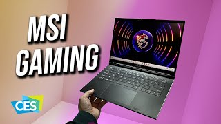 Tutte le novità dei PORTATILI GAMING di MSI al CES 2023 [upl. by Amalia683]