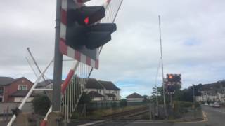 Level Crossing in Deganwy Quay Conwy [upl. by Aholah]