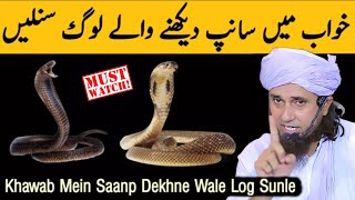 Khawab Mein Saanp Dekhne Wale Log Sunle  Mufti Tariq Masood  Islamic Group [upl. by Felice]