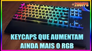 KEYCAPS PUDDING COMPATÍVEL COM ABNT2 PTBR DO ALIEXPRESS MELHOR DO QUE EU ESPERAVA  TECLADO GAMER [upl. by Daisy685]