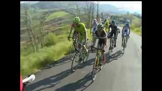 settimana Coppi e Bartali 2014 strappo in salita ultimo giro [upl. by Ymmat241]