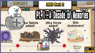 The Battle Cats  Pt 1 A Decade of Memories Stages 120 [upl. by Hteik]