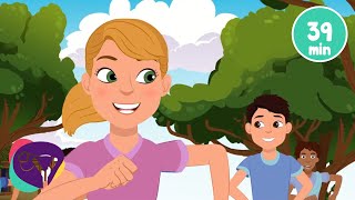 Summer Bible Songs Collection 2024 Animated with Lyrics [upl. by Illac249]