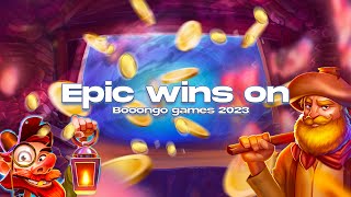 Epic pokie wins compilation 🏆 Booongo 💸 Online pokies Australia 2023 [upl. by Aekal]