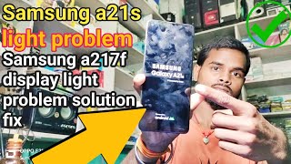 Samsung a21s display light solution  A21s no graffic problem solution [upl. by Erminia]