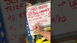 Cara Setting Carburetor Ts125  Spec Block 53mm [upl. by Inglebert]