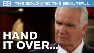 The Bold and the Beautiful  Will Eric Give Rick EVERYTHING [upl. by Carleen]