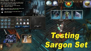 Testing Sargon Set  Fast Portal Farm For Rangers  45x Sargon Blood  Drakensang Online [upl. by Ellehcar]