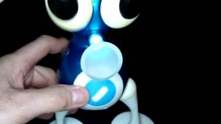 Vintage Zizzle IZ Blue Metalic Robot Ipod MP3 Speaker Special Effects W Manual [upl. by Tarryn]