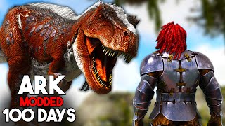 I Spent 100 Days in Modded ARK with Friends [upl. by Elleira467]