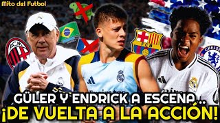 ¡Real Madrid de vuelta a la acción con GÜLER y ENDRICK como portagonistas ¡Inicia la era sin Kroos [upl. by Idissac]