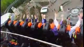 Alton Towers  Official Oblivion On Ride [upl. by Yoreel]