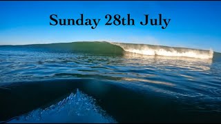 Croyde bay Sunday 28th July POV SURF [upl. by Ayekal205]