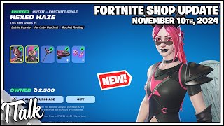 NEW HEXED HAZE SET Fortnite Item Shop November 10th 2024 Fortnite Chapter 5 [upl. by Alcott]