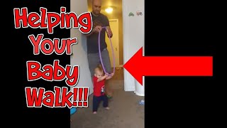 Original Hula Hoop Baby  Life Hack  Helping Your Baby Learn to Walk Without Hurting Your Back [upl. by Ide559]