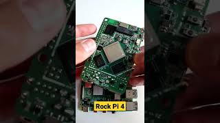 Rock Pi 4 Computer with Rockchip RK3399 ARM CPU vs Raspberry Pi shorts [upl. by Jody69]