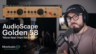 AudioScape Golden58 Tube Preamp  Quick Plugin Overview  Kiive Audio [upl. by Tadd872]