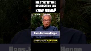 HansHermann Hoppe über den Staat und die Staatlichkeit ￼steuern kapitalismus taxes [upl. by Ulyram]