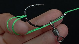 POWERFUL FISHING KNOTS for hook and swivel Try it for sure [upl. by Norad445]