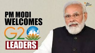 LIVE  G20 Summit Day 1 PM Modi Welcomes G20 Leaders at Bharat Mandapam [upl. by Oribelle]