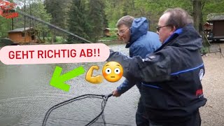 SO FANGEN JETZT auch die FAULSTEN ANGLER am Forellensee – Wie gemacht für GREGOR [upl. by Bertolde]