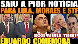 BOMBA NESSA SEXTA SAIUU A PIOR NOTÍCIA PARA LULA MORAES E STF TRUMP SOLTA BOMBA QUE ABALOU TODO [upl. by Akinert]