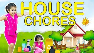 Kids should help with House Chores  Best educational video  Cute amp Learning videos for kids [upl. by Selima]