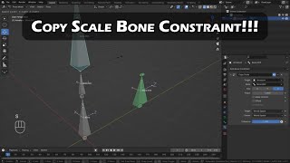 Copy Scale Bone Constraint Blender [upl. by Gasper]