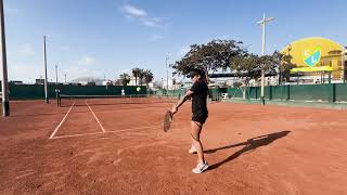 Nicole Puga Fall 2025 Recruiting Video Tennis [upl. by Jethro]