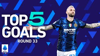 Brozovic opened his account for the season in style  Top 5 Goals  Round 33  Serie A 202122 [upl. by Donella]