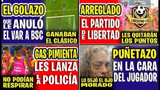 LES QUITARÁN LOS PUNTOS JUGADORES SE VENDEN PARA ARREGLAR EL RESULTADO DEL PARTIDO DE LIBERTAD FC [upl. by Duntson238]