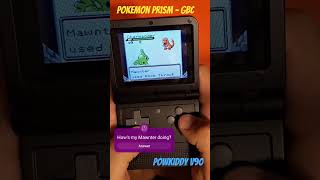 Powkiddy V90 Gameplay  Pokemon Prism  GBC handheldgaming [upl. by Yenaiv]