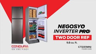 Condura Negosyo Inverter Pro I Direct Cool Refrigerator [upl. by Akkire868]