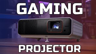 GREAT GAMING PROJECTOR  BenQ X500i Review  4K OR 1080p 240Hz DLP Short throw [upl. by Sgninnej849]