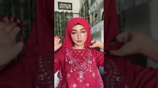 Hijab Tutorial with earrings ❤️ [upl. by Oberon]