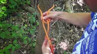 Camping Tip How To Tie A Bowline Knot [upl. by Volny77]