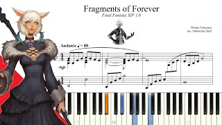 Fragments of Forever  Final Fantasy XIV Piano cover [upl. by Seleta188]