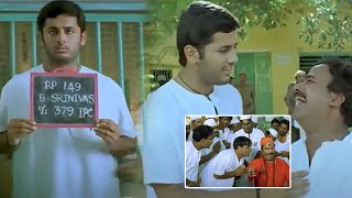 Nithiin amp Venu Madhav Jail Funny Comedy Scene  Dhairyam Movie Scenes  Raima Sen Matinee Show [upl. by Nanerb]