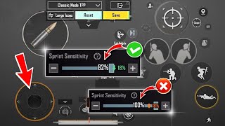 Sprint Sensitivity 82 Vs 100 ✅ which best in BGMI  PUBGm [upl. by Esma]