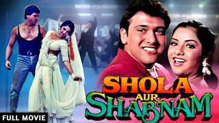 Superhit Romantic Comedy Hindi Full Movie  Shola Aur Shabnam  Govinda Divya Bharati [upl. by Anelhtac]