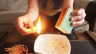 ASMR Lighting matches [upl. by Volin]