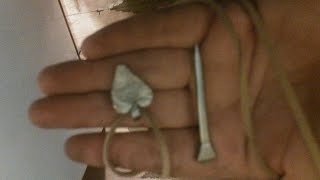 Horseshoe Nail Heart Pendant File Basics and Cold Forging [upl. by Ajnot195]