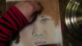 Justin Bieber speed drawing [upl. by Eugenius]