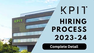 KPIT Hiring Process 202324  Freshers  2024 Passout  kpit hiring job freshers [upl. by Kathye893]