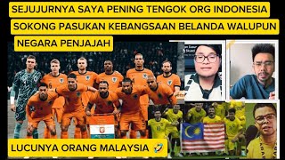 Timnas Malaysia kembali mempermasalahkan Timnas Indonesia karena mendukung Timnas Belanda [upl. by Stag832]