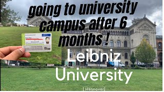 German public university Leibniz University Hannover Malayalam Vlog [upl. by Genni]