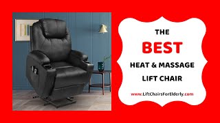 THE BEST HEAT AND MASSAGE LIFT CHAIR ON AMAZON  FOR THE ELDERLY [upl. by Nairda]