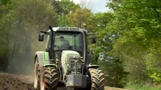 Fendt 412 Vario Tms Ploughing 2009 [upl. by Zeb]